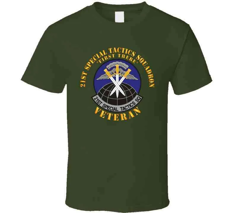 21st Special Tactics Squadron - First There - Veteran X 300 V1 Classic T Shirt