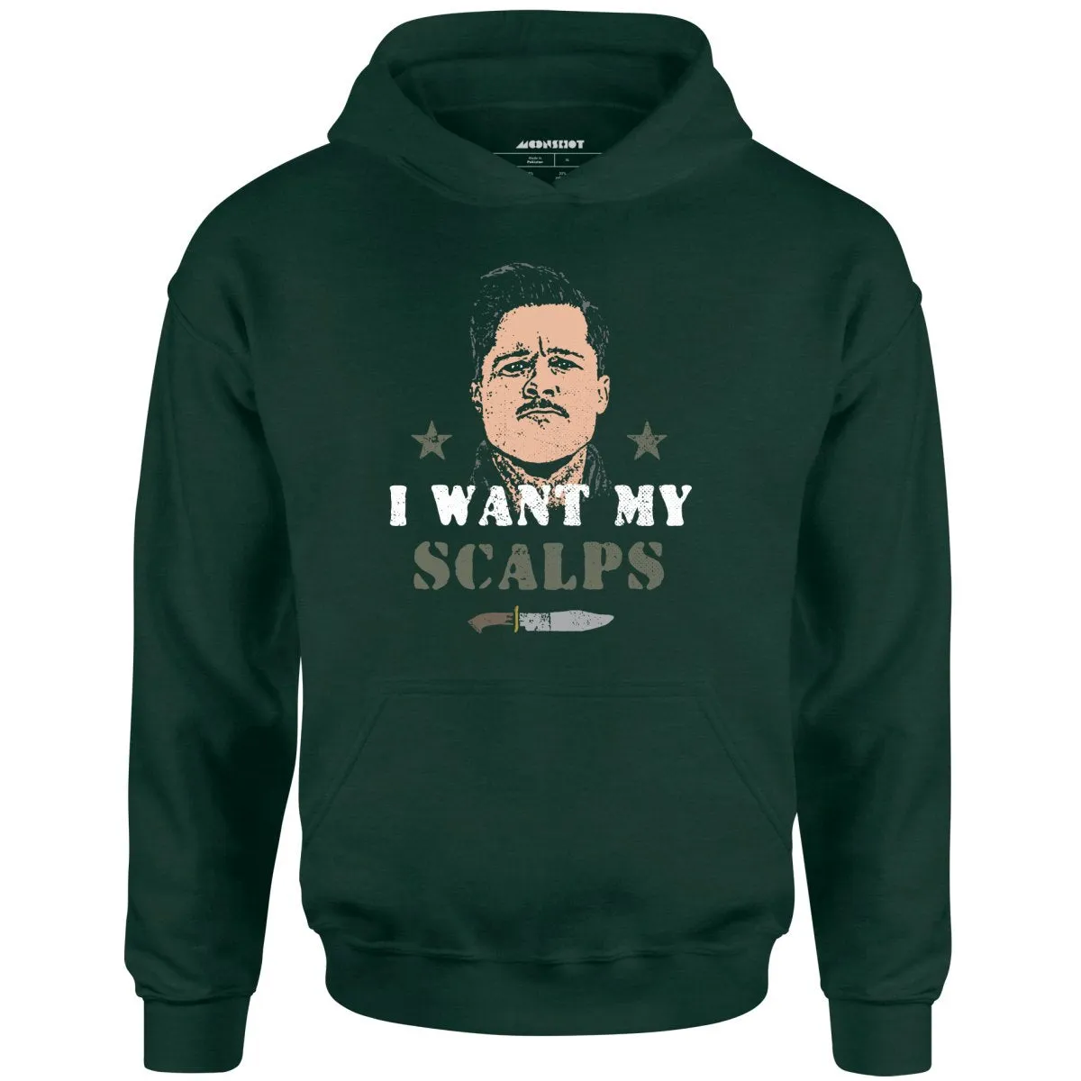 Aldo Raine - I Want My Scalps - Unisex Hoodie