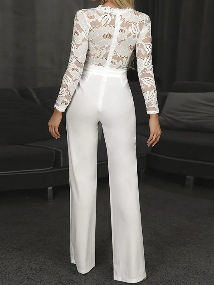 Easy Peasy Jumpsuit - White