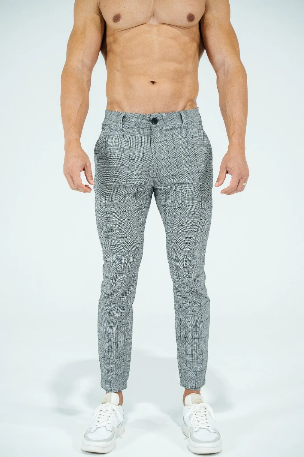 Elegant stretch mens pants