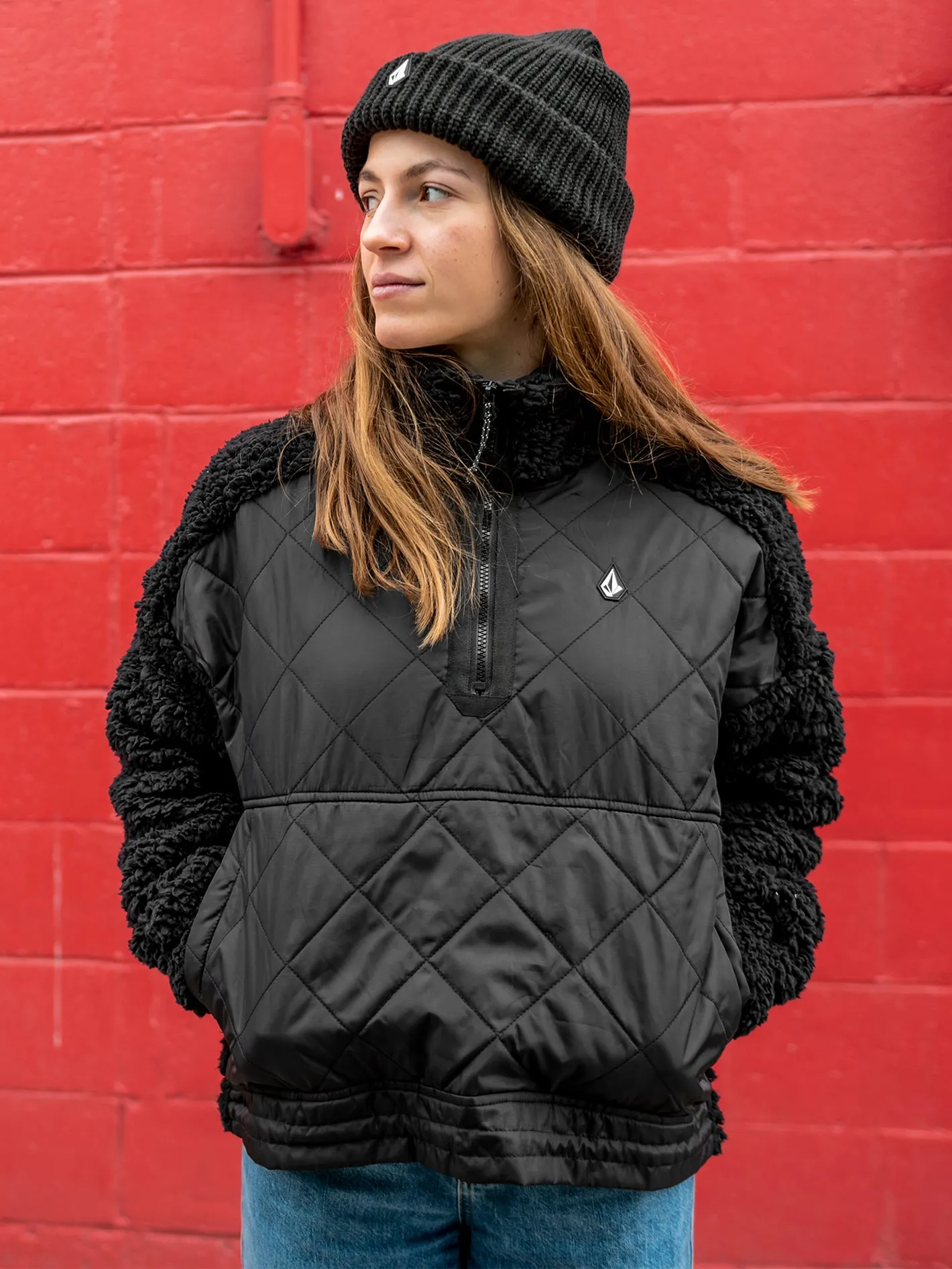 Ferron Pullover Jacket - BLACK