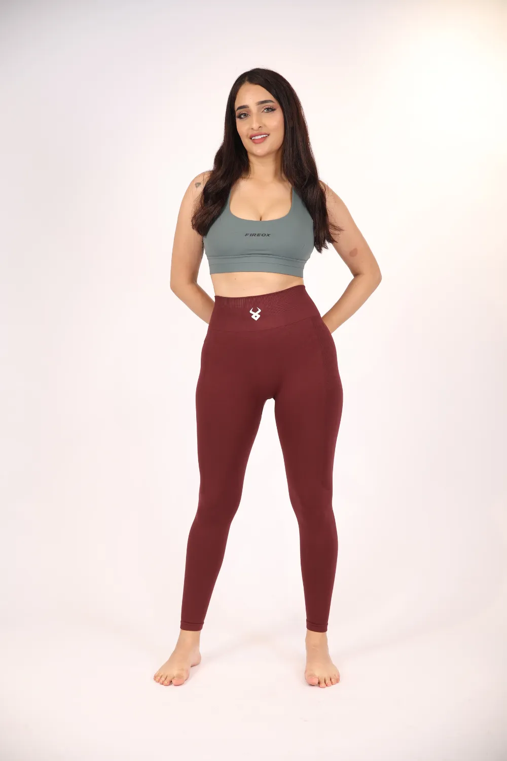 Fireox Yoga Pants, Maroon