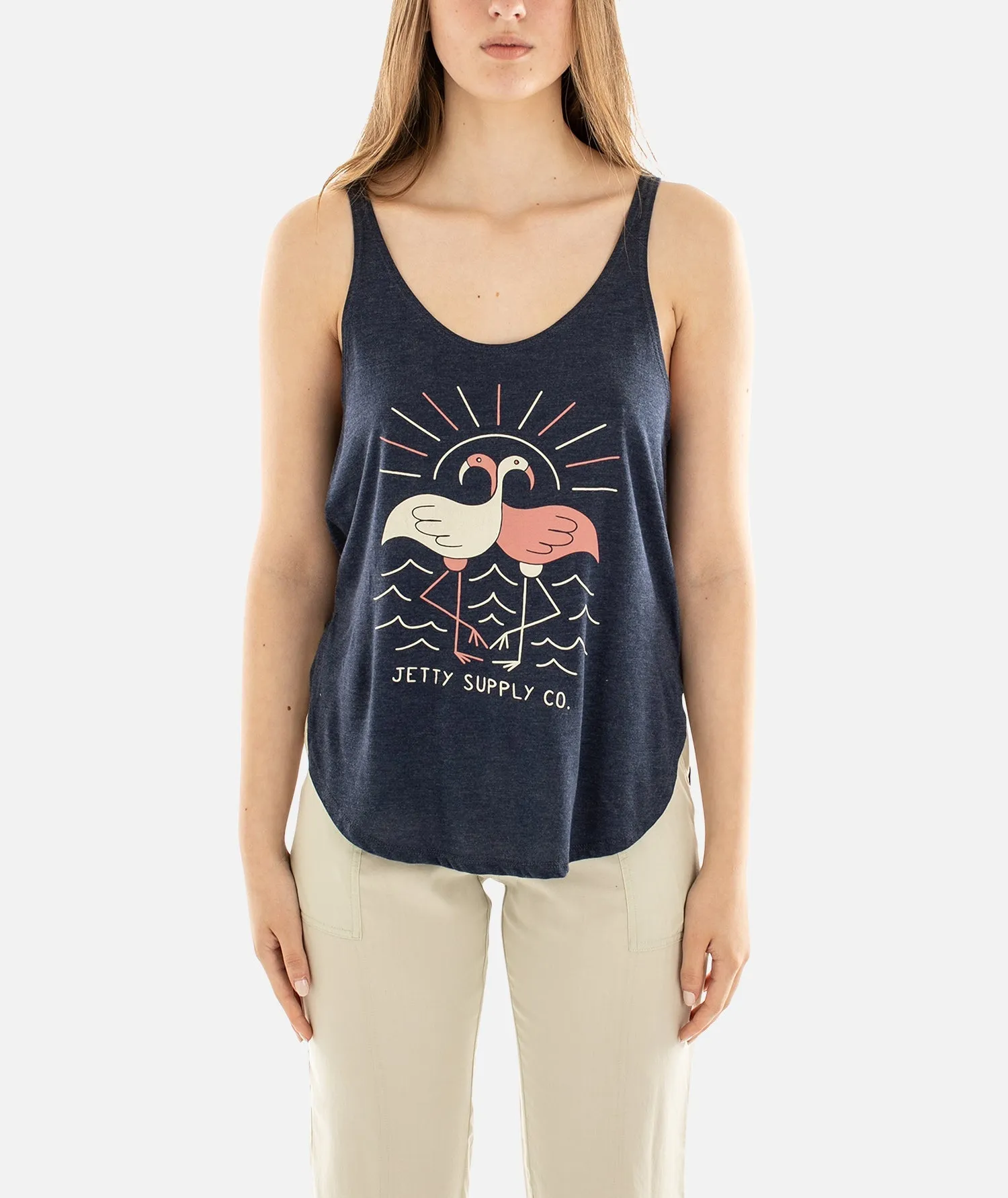 Flamingo Tank - Navy