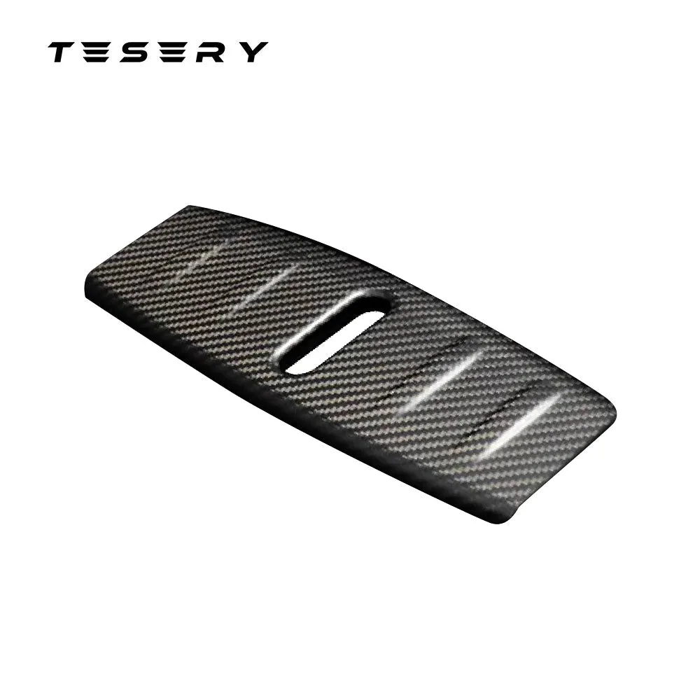 Frunk Scuff Plate for Tesla Model 3 - Dry Carbon Fiber Interior Mods