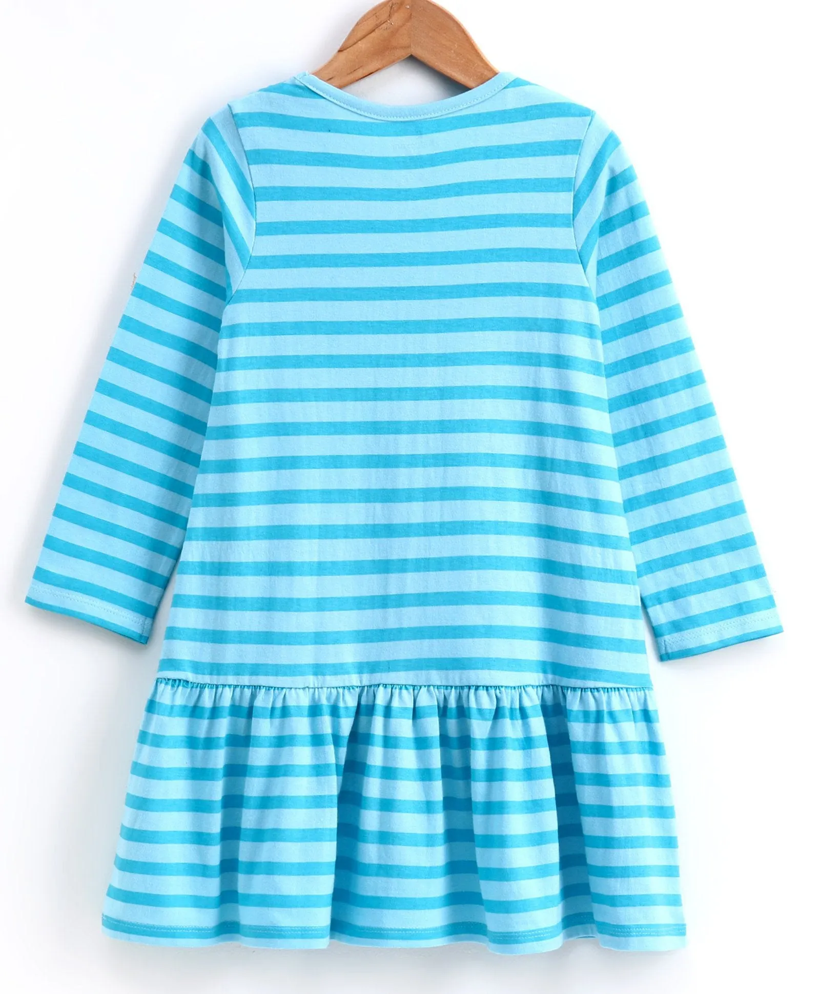 Girls Cotton Full Sleeves Jersey Dress