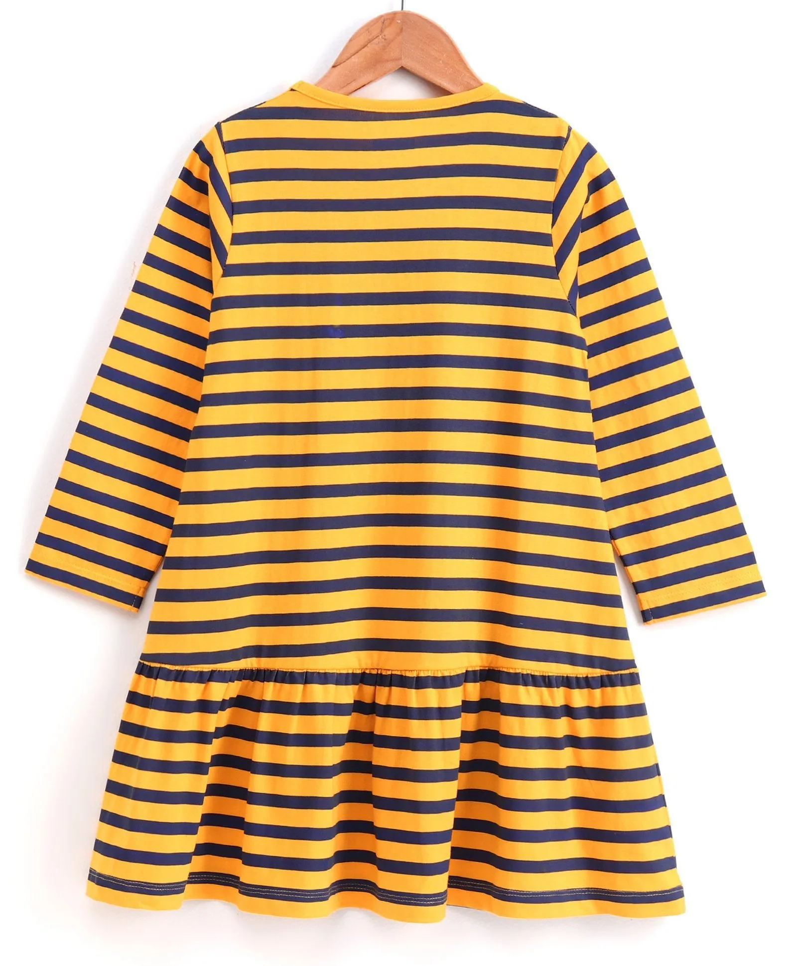 Girls Cotton Full Sleeves Jersey Dress