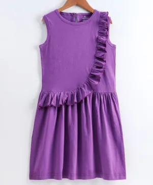 Girls Sleeveless Cotton Jersey Dress