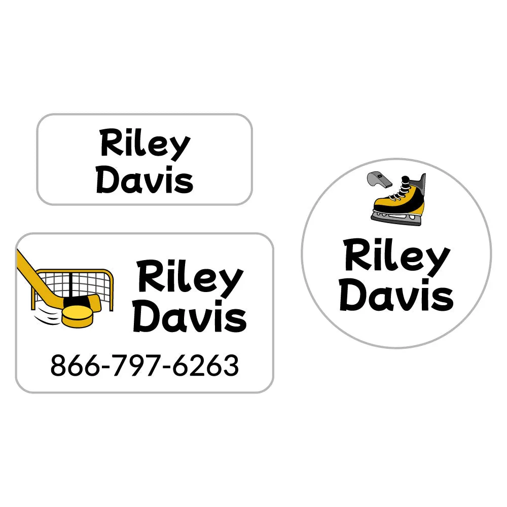 Hockey Clothing Labels Pack