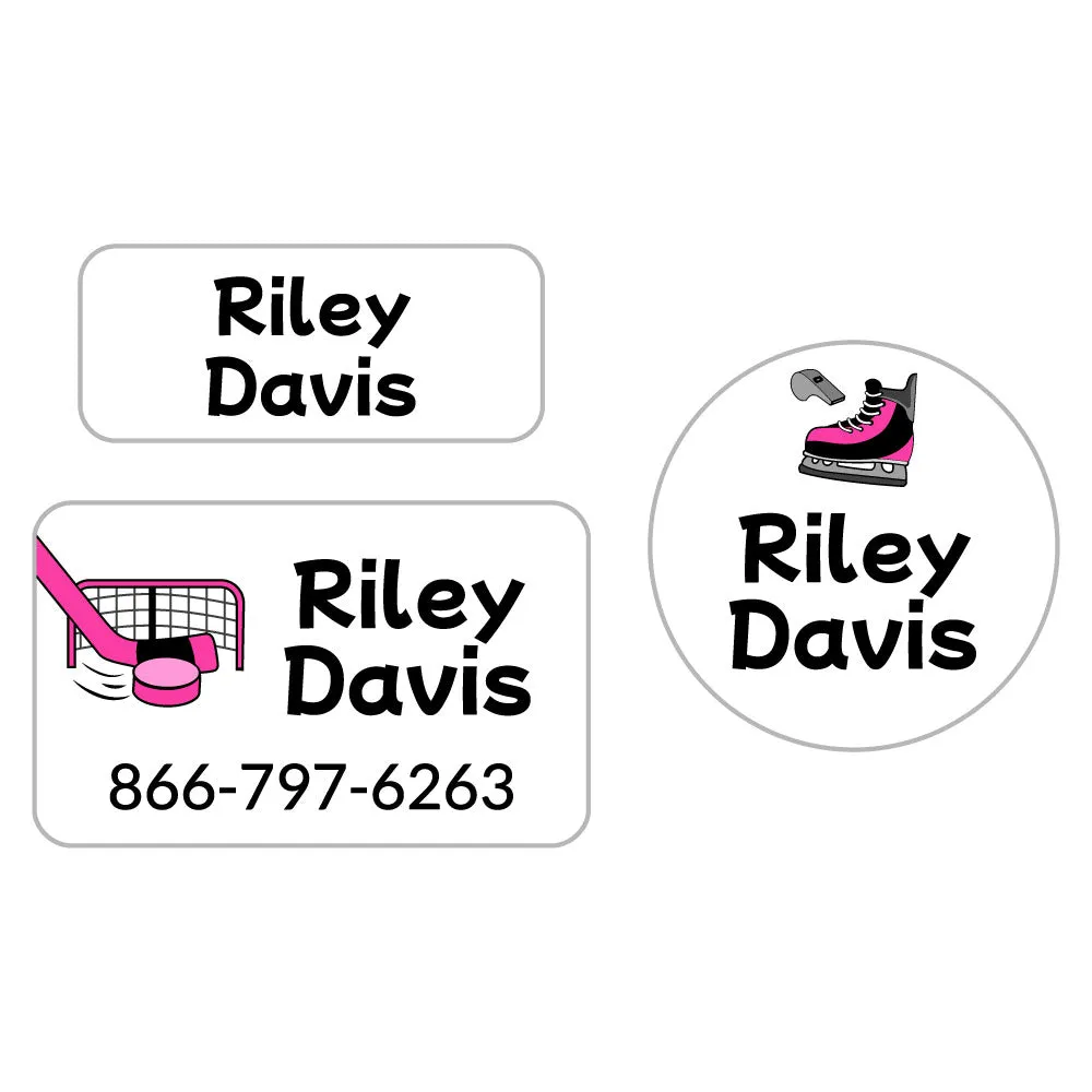 Hockey Clothing Labels Pack