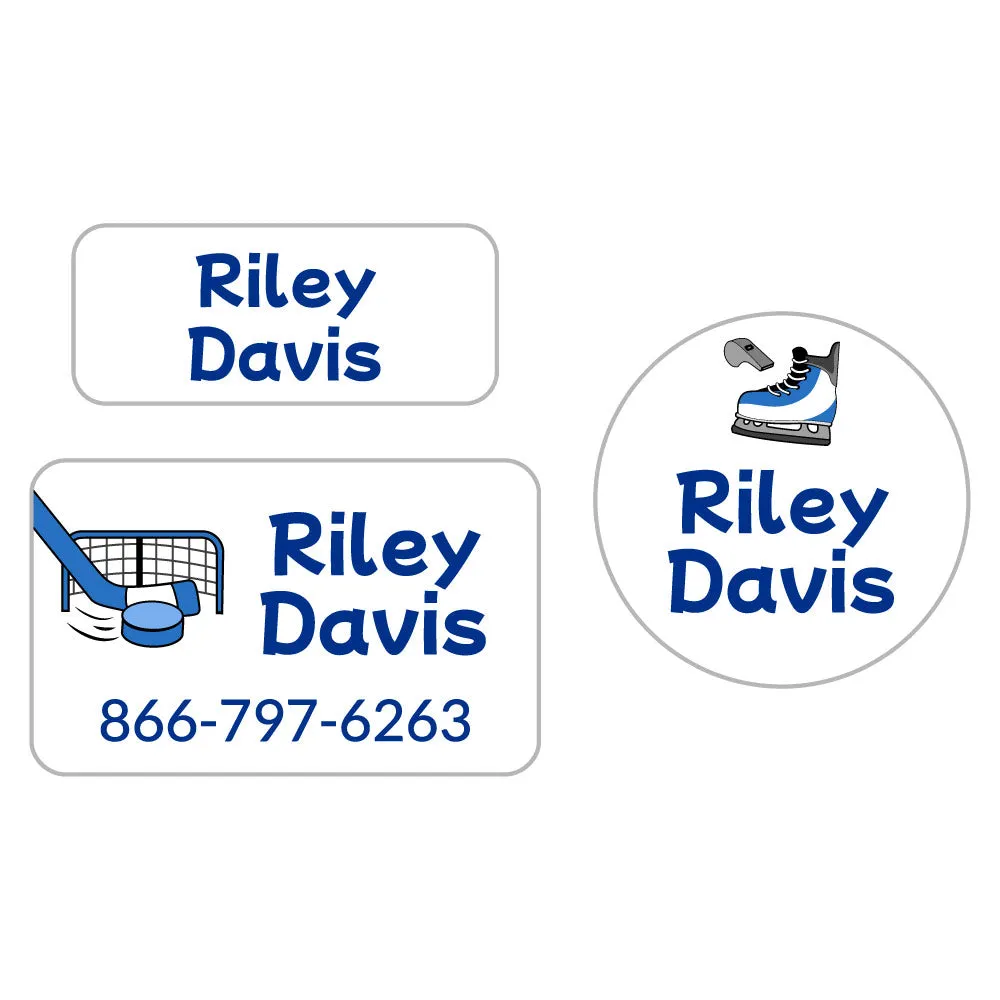 Hockey Clothing Labels Pack