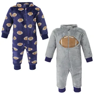 Hudson Baby Fleece Jumpsuits, Coveralls, and Playsuits, Football