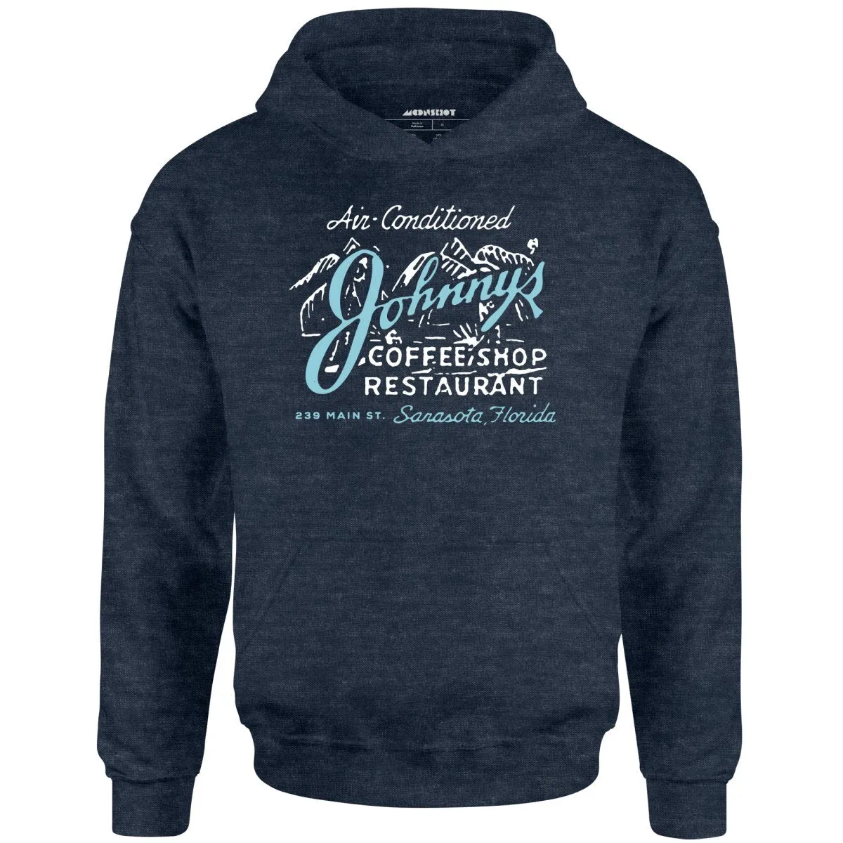 Johnny's - Sarasota, FL - Vintage Restaurant - Unisex Hoodie