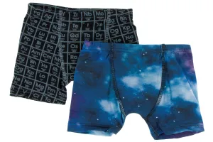 KicKee Pants Midnight Elements & Wine Grapes Galaxy Boxer Briefs Set