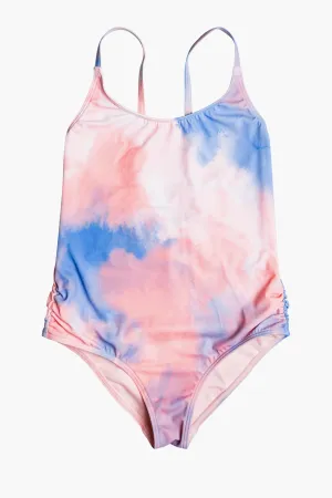 Kids Swimsuit Roxy Malibu Tropical Peach