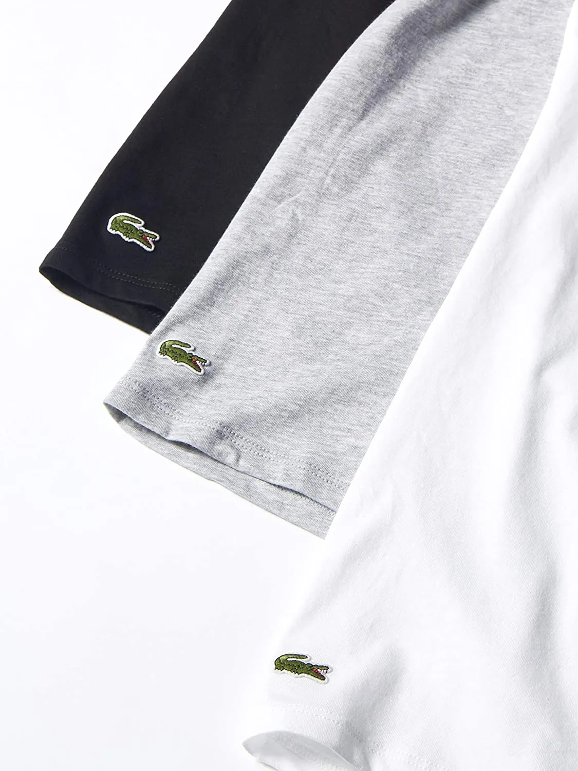 Lacoste Underwear Men's 3-Pack Crewneck T-Shirts