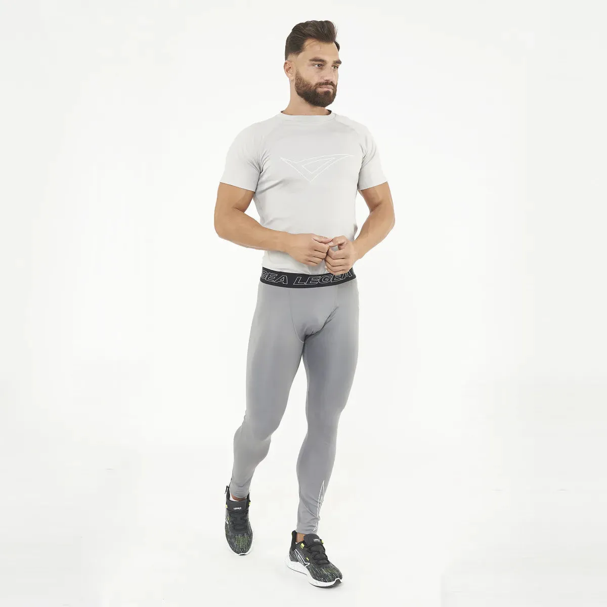 Legea Ironboy Compression Pants Grey