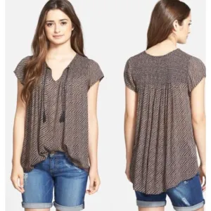 Lucky Brand Tassel Tee - Size Small