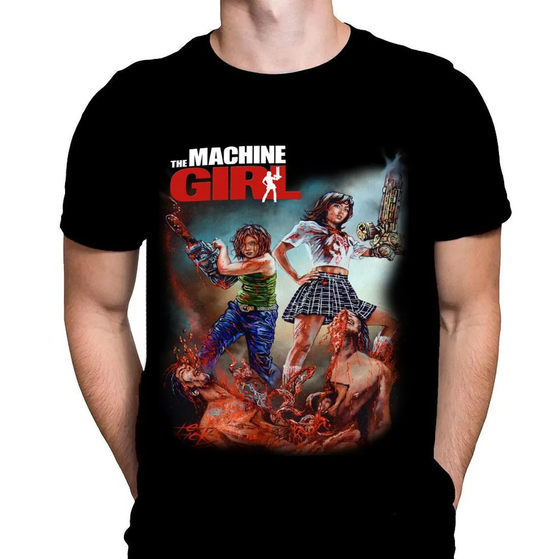 Machine Girl - Classic  Horror Movie Art - T-Shirt