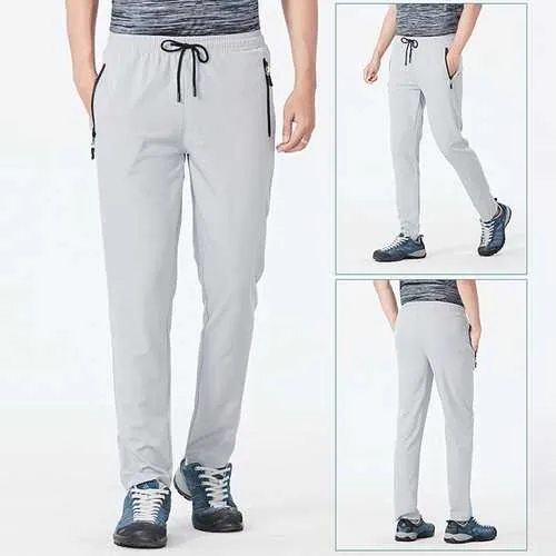 Men's Cotton Drawstring Slim Breathable Casual Pants