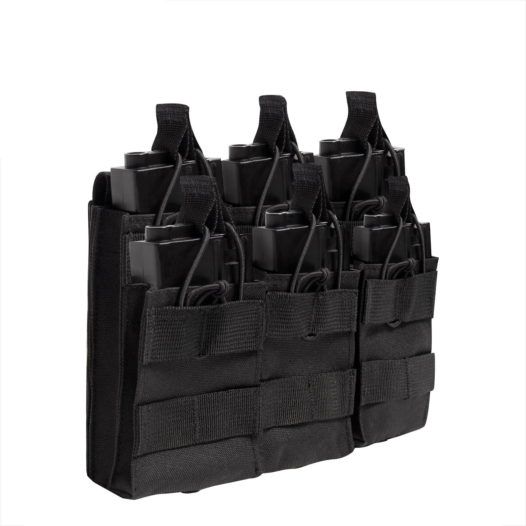 MOLLE Open Top Six Rifle Mag Pouch