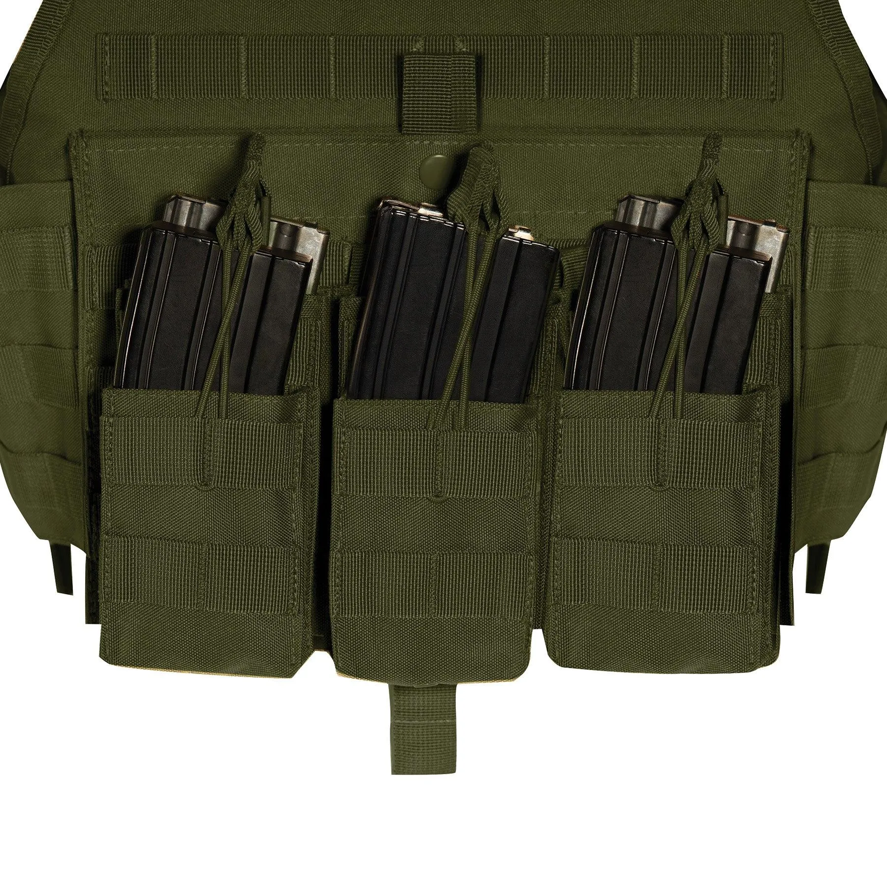 MOLLE Open Top Six Rifle Mag Pouch