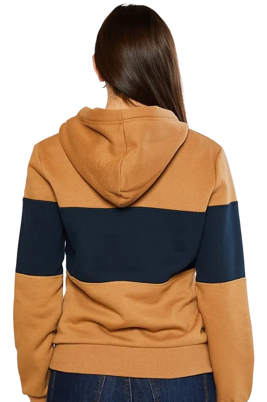 Never Go Wrong Color Blocked Popover Hoodie