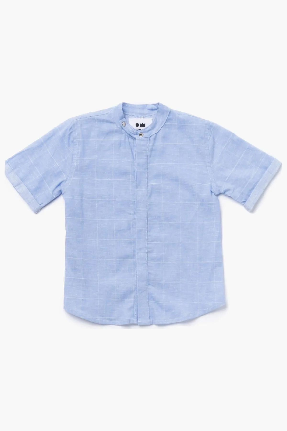 OMAMImini Chambray Button Down Boys Shirt