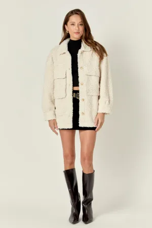 Oversized Sherpa Jacket