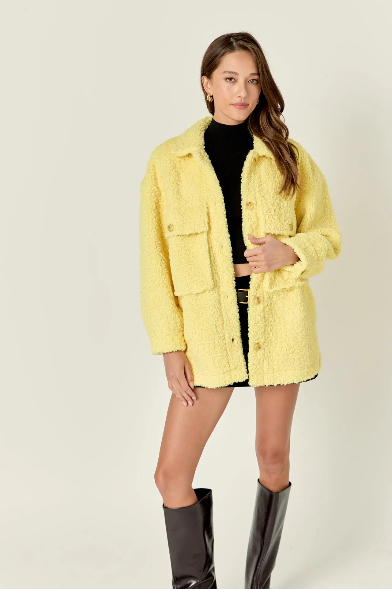 Oversized Sherpa Jacket