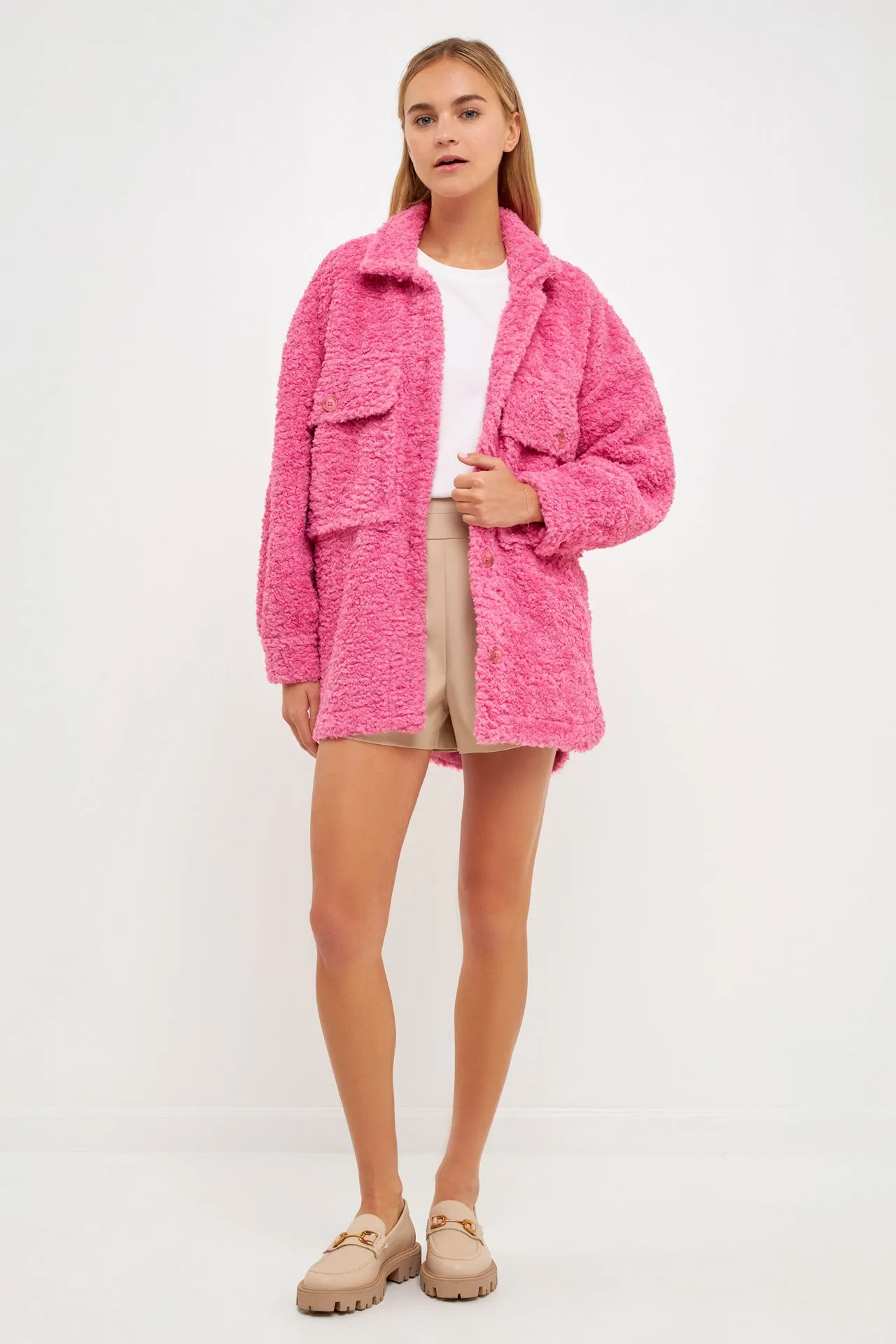 Oversized Sherpa Jacket