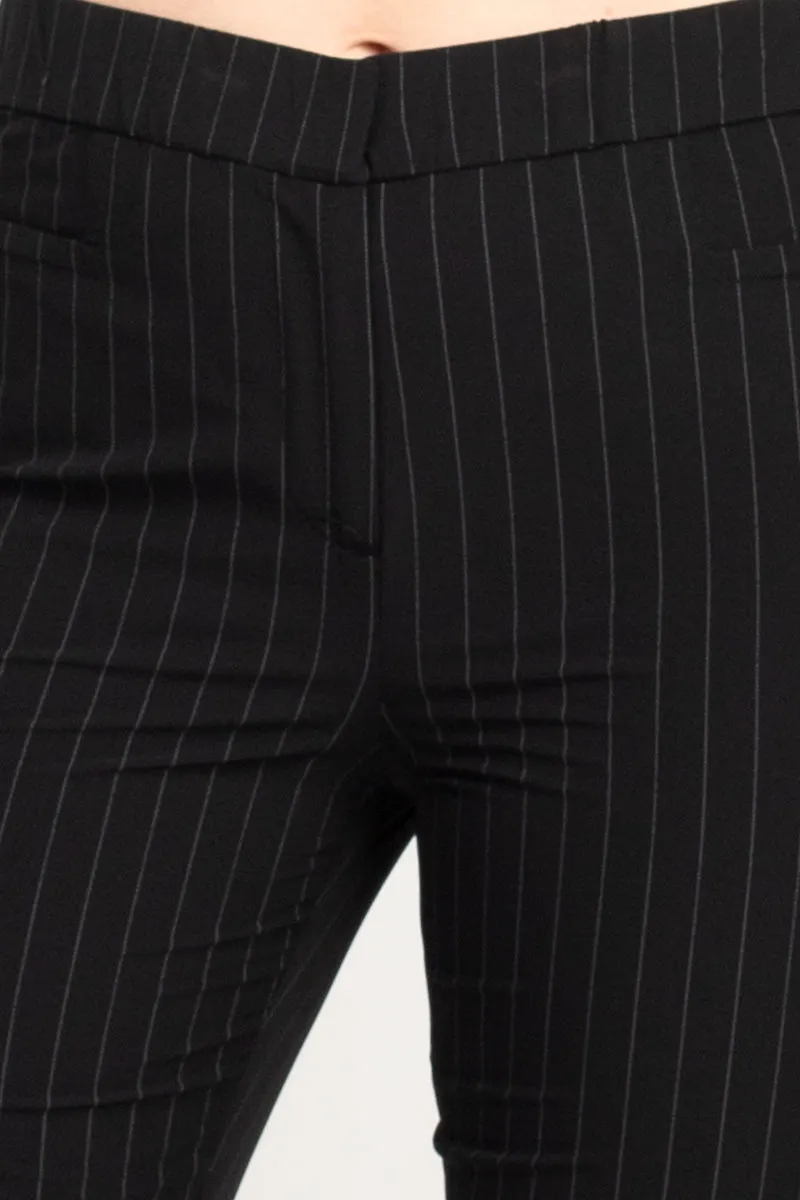 Peace of Cloth nylon pinstripe dress pant