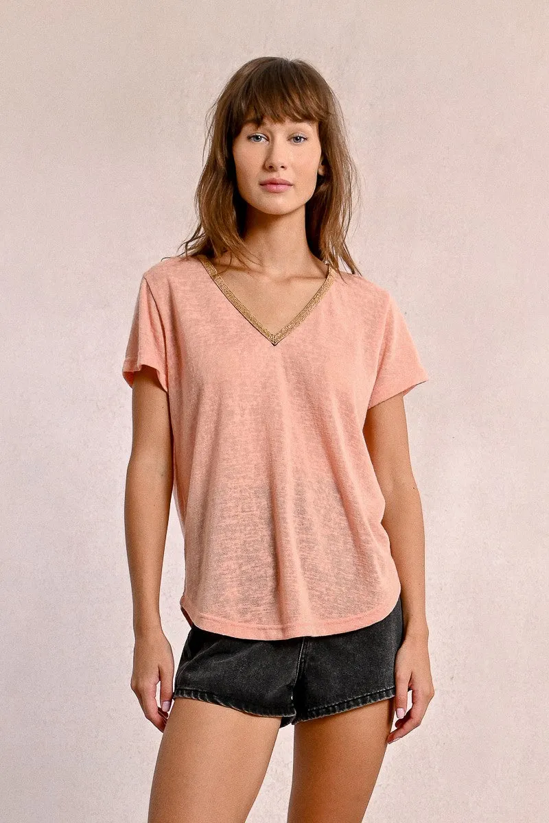 Polly T-Shirt Peach