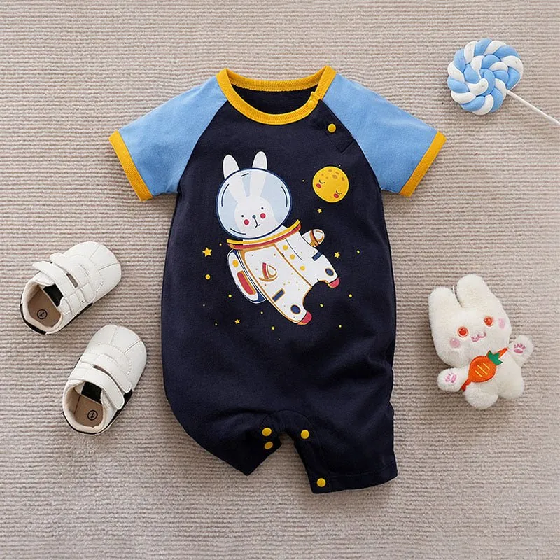 Premium Cotton 6 Astronaut Design Jumpsuits