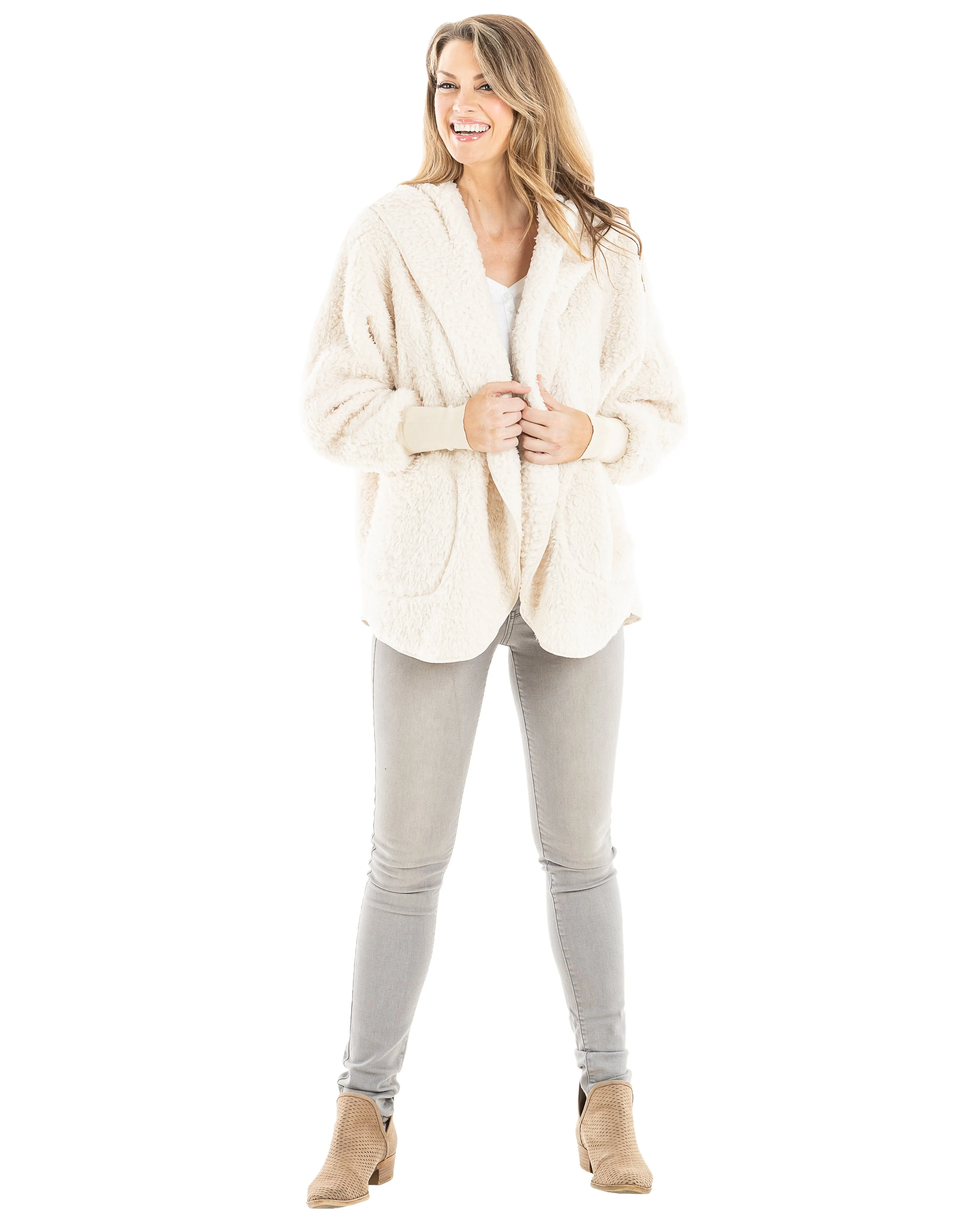 Sherpa Wholesale Body Wrap/Cardigan for Women Hoodie (7 colors)