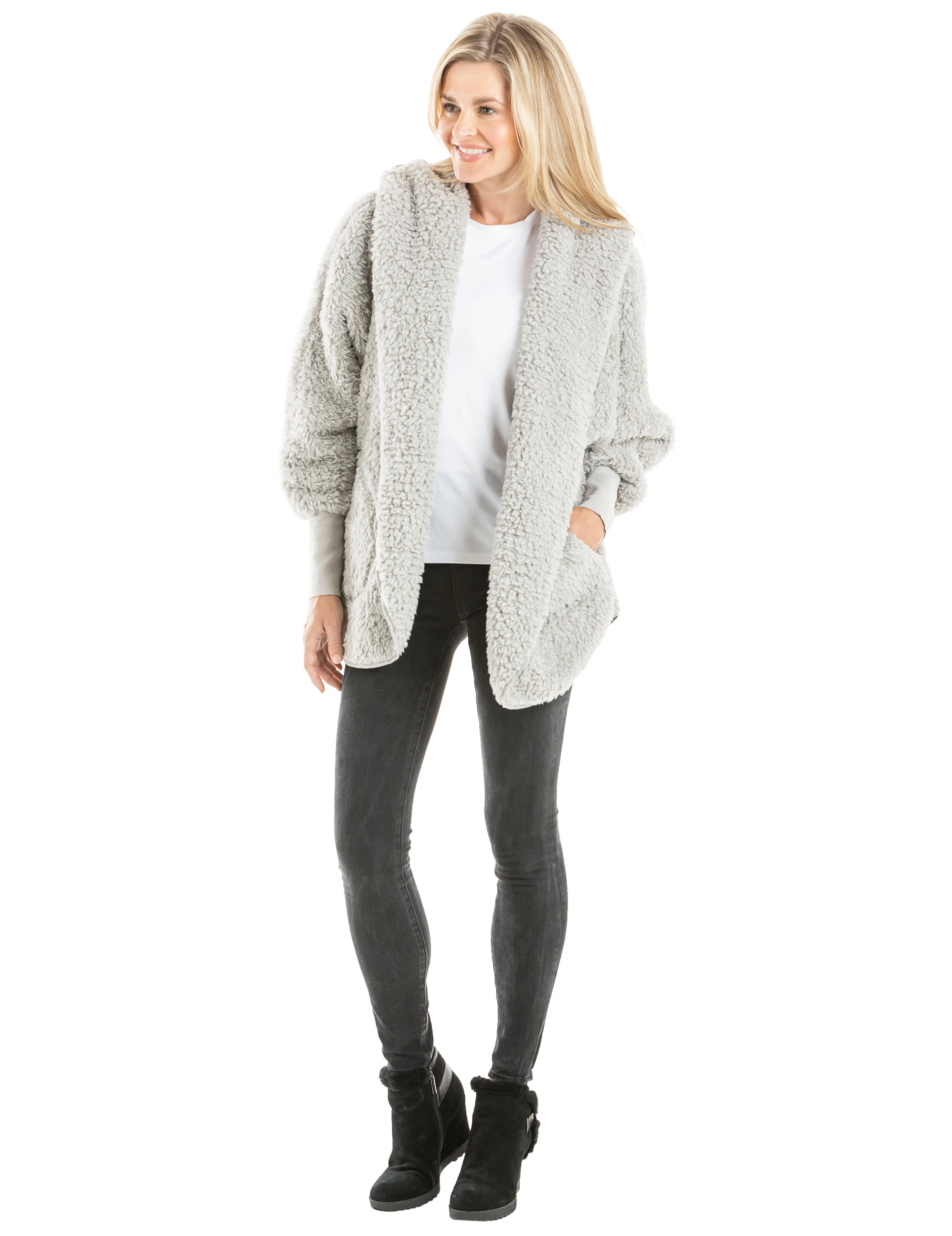 Sherpa Wholesale Body Wrap/Cardigan for Women Hoodie (7 colors)