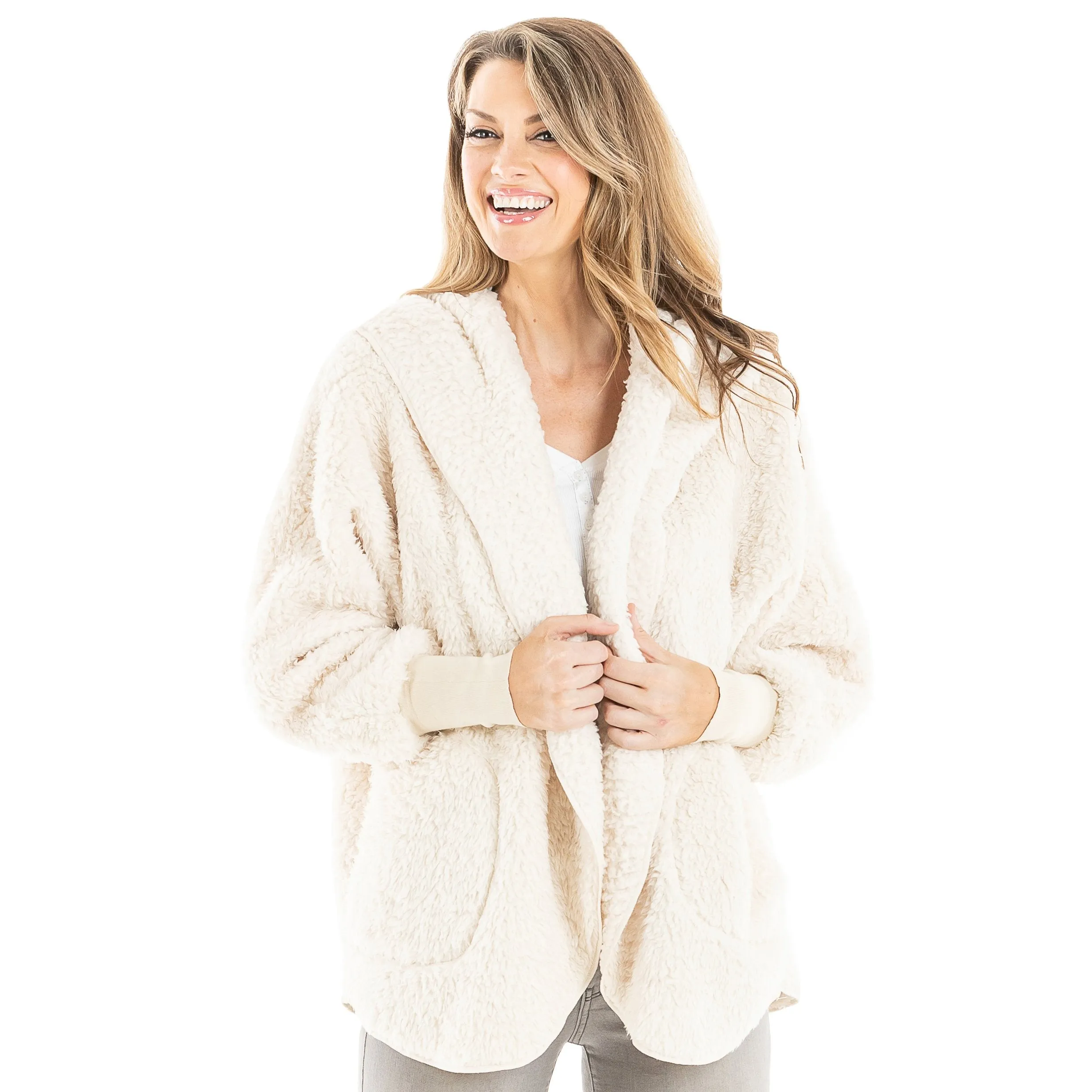 Sherpa Wholesale Body Wrap/Cardigan for Women Hoodie (7 colors)