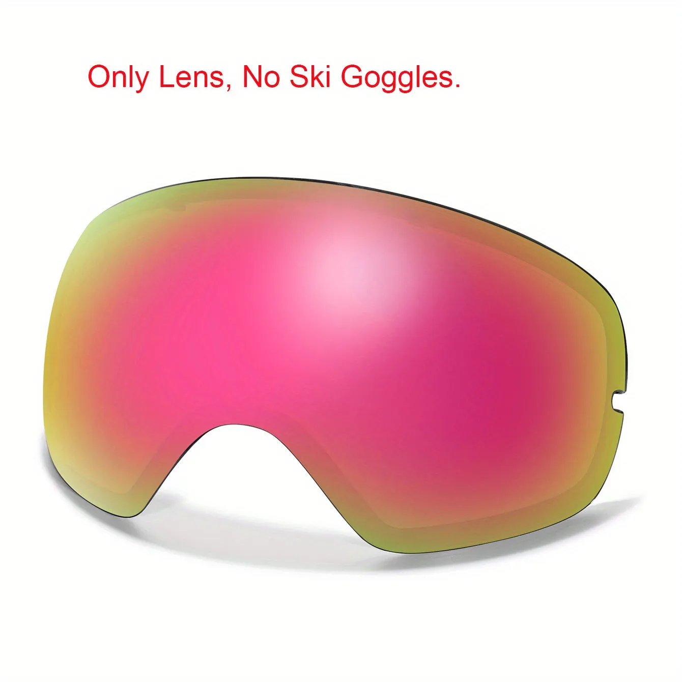 Ski Goggles with Interchangeable Lens - Protection, Anti-Fog, Perfect for Snowboarding & Winter Sports - Includes Bonus Glasses Bag & Myopia Frame