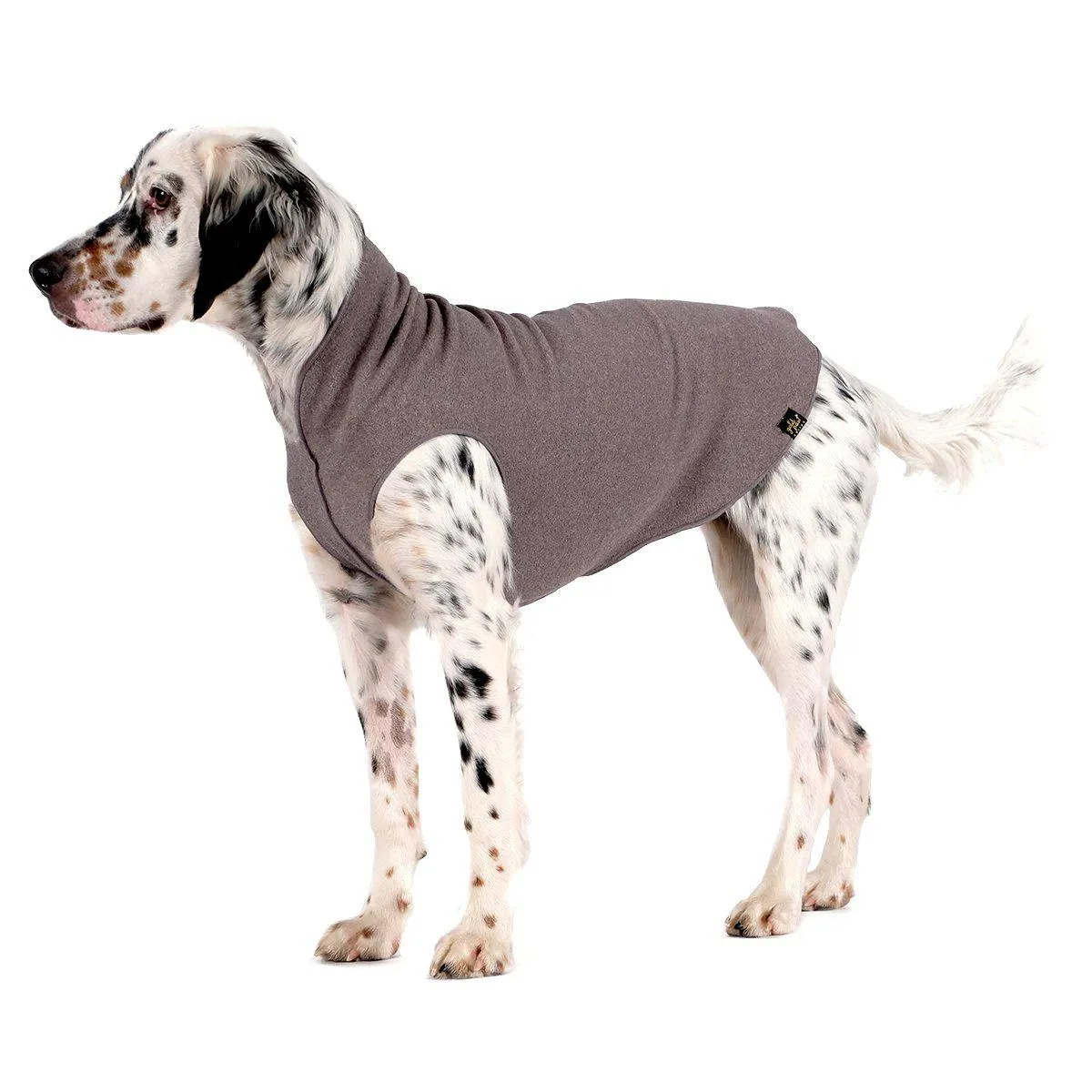 Stretch Fleece Dog Coat Charcoal Grey