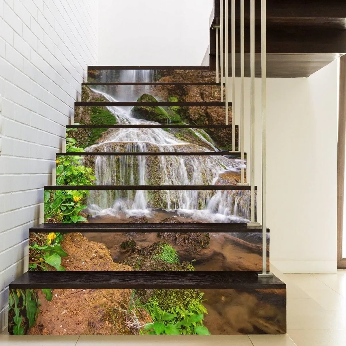 Stylish Staircase Wall Decals: & Artistic Stairway Stickers Home Décor