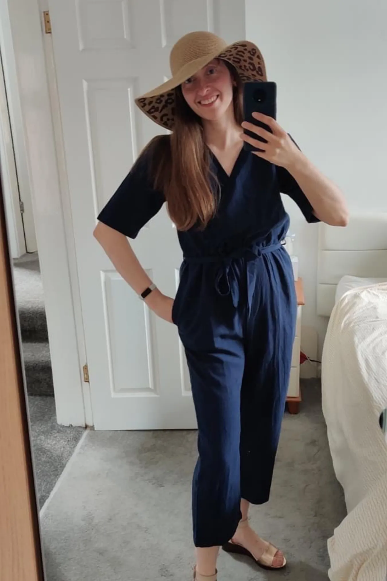 Suzanne - Wrap Jumpsuit - Navy