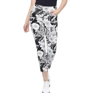 Swing Control Bouquet Pant (28")- White/Black