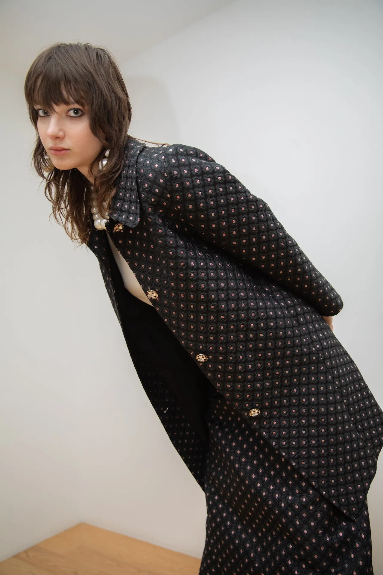 THE BRIELLE COAT- JACQUARD