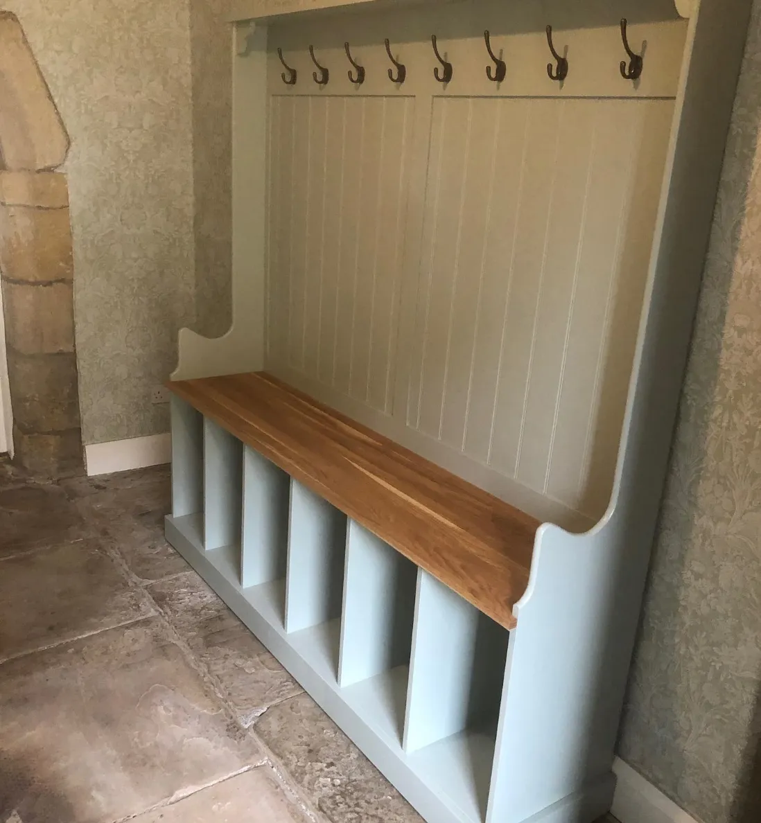 Traditional Boot Room Storage Bench