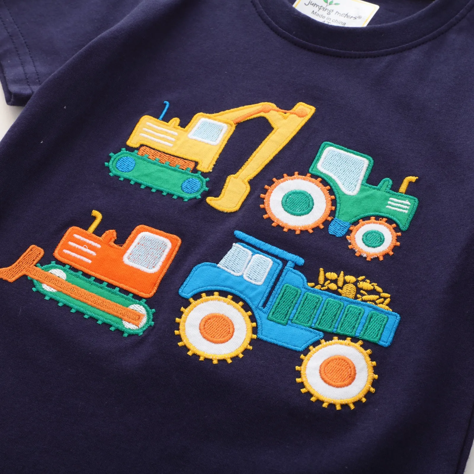 Truck Pattern Short Sleeve T-shirt for Boys