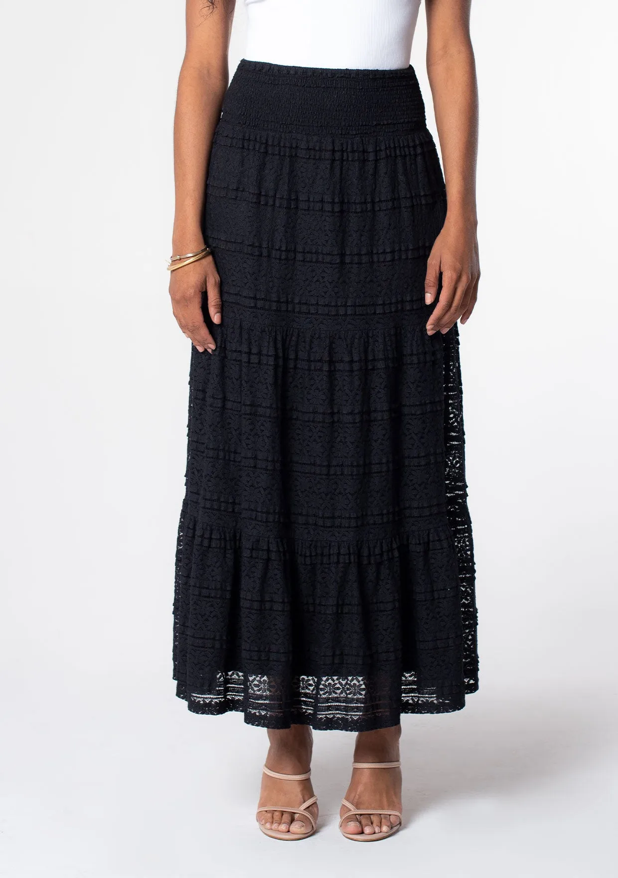 Wishful Lace Maxi Skirt