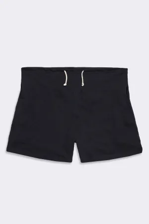 Women's Organic Lounge Shorts in Black