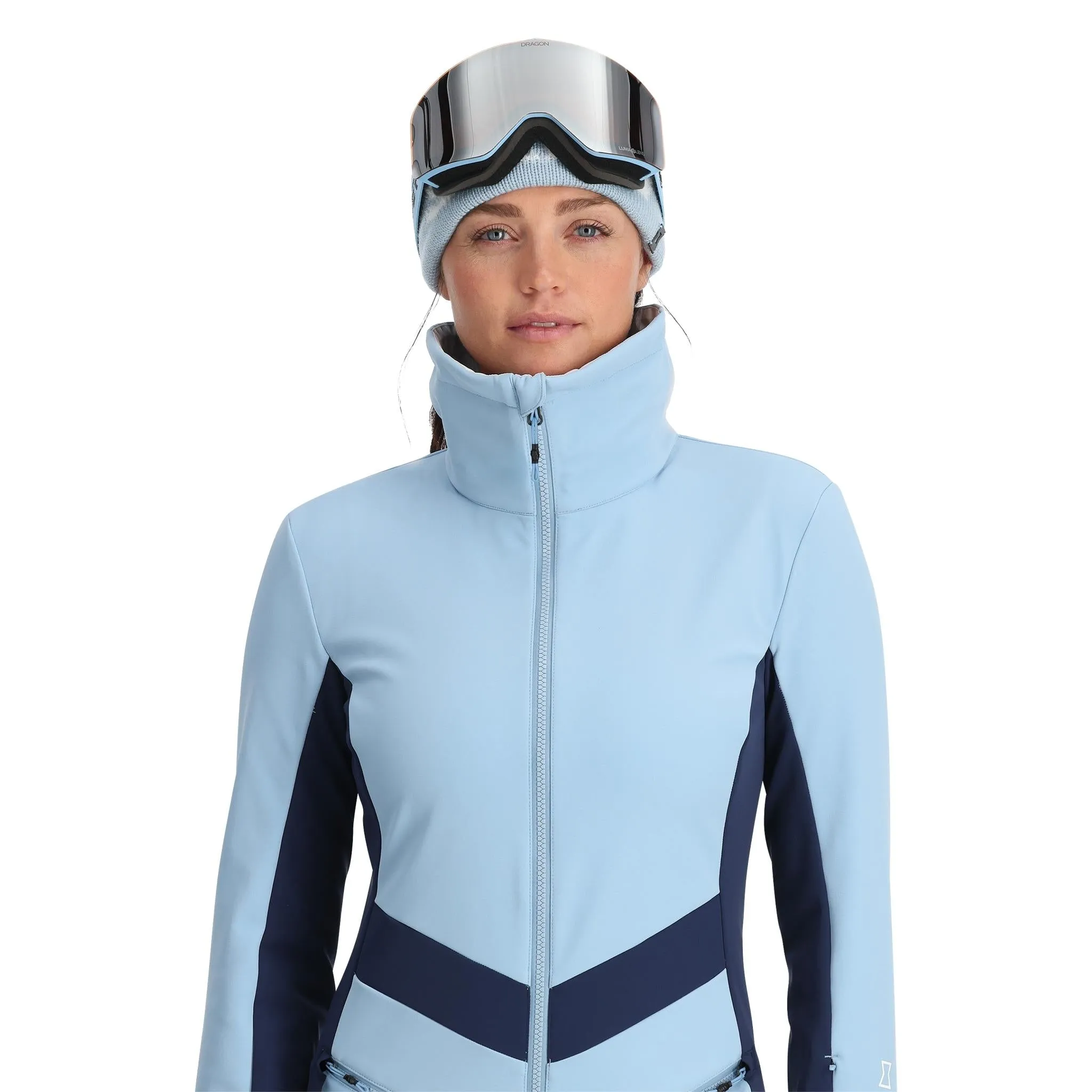 Womens Origin Softshell Suit - Blue Drift