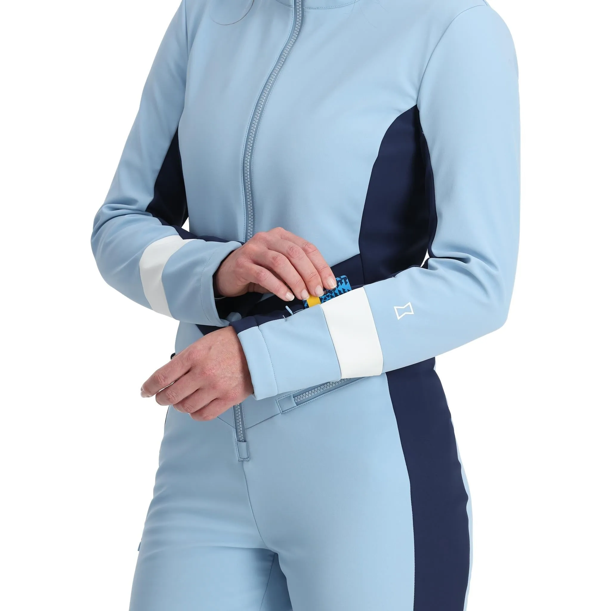 Womens Origin Softshell Suit - Blue Drift